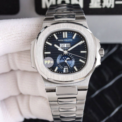  Top Quality Patek Philippe Nautilus Blue Dial 324S Swiss Movement Watch